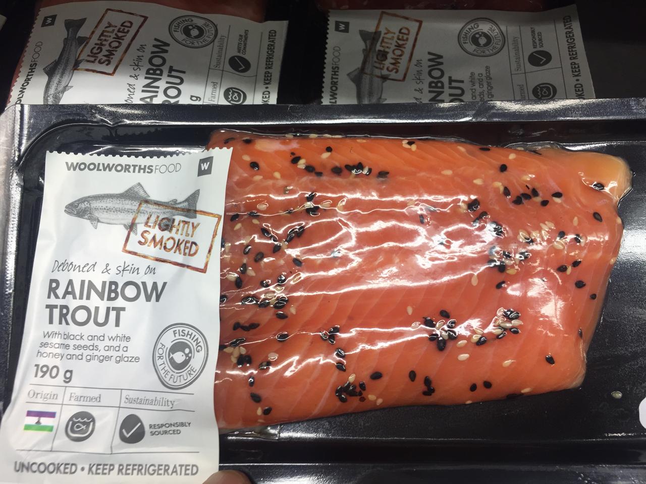 Trout at Woolworths