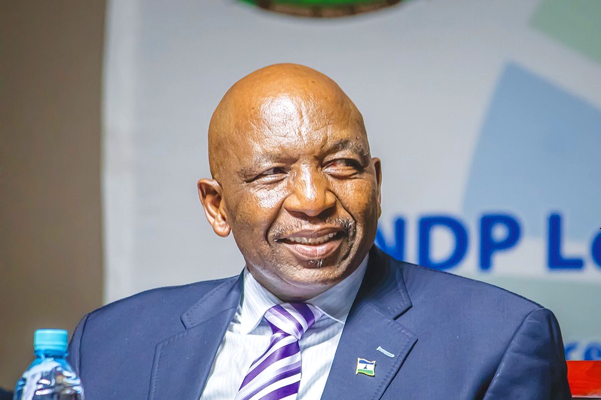 The Right Honourable Prime Minister of Mr. Samuel Ntsokoane Matekane
